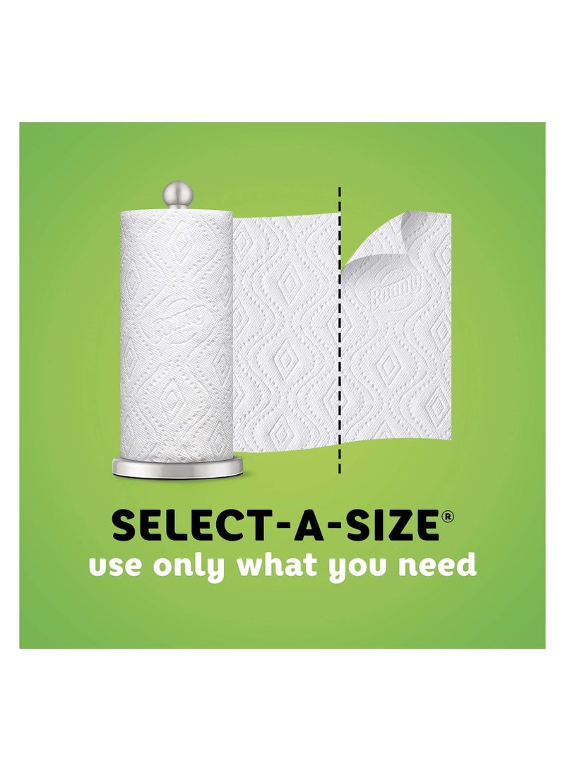 باونتي مناشف ورقية Select-A-Size بيضاء 6 لفات مزدوجة = 12 لفة عادية  - Image 4