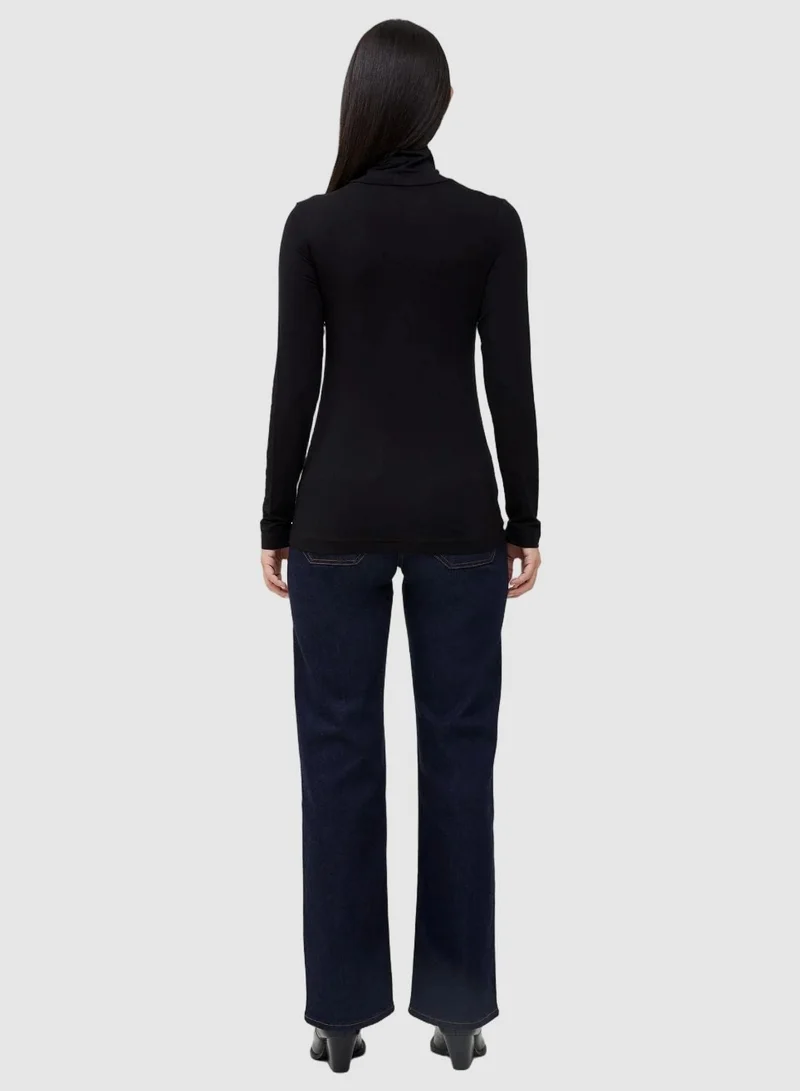 فرنش كونكشن Venitia Jersey Split Cuff Top