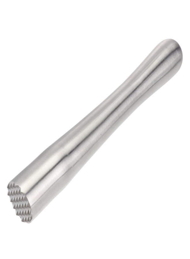 HAKIDZEL Muddler for Cocktails Stainless Steel Fruit Crusher Long Handle Bar Tools Smasher for Home Making Drinks 7.2Inch - Image 1