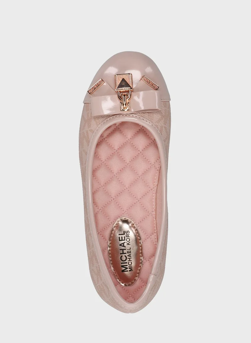 Michael Kors Youth Kenya Lock Ballerinas