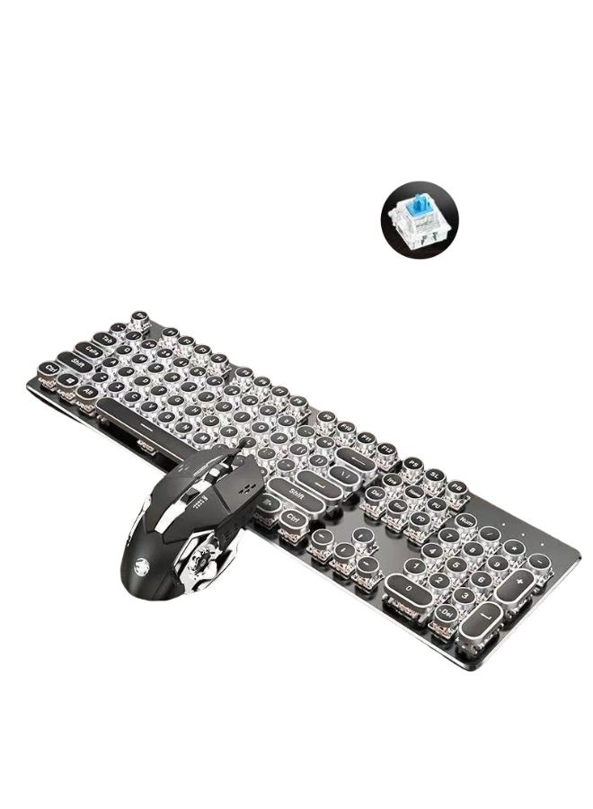 KUYING New Wired Keyboard And Mouse Office Esports Set 