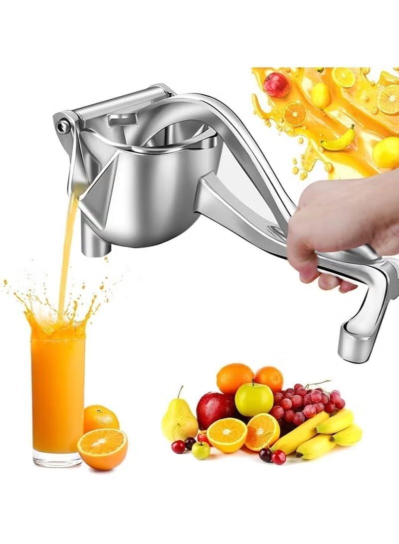 GENNEXT Heavy Duty Manual Hand Press Juicer for Fruits and Vegetables Metal Citrus Juice Maker with Ergonomic Handle and Anti Slip Base - Image 1