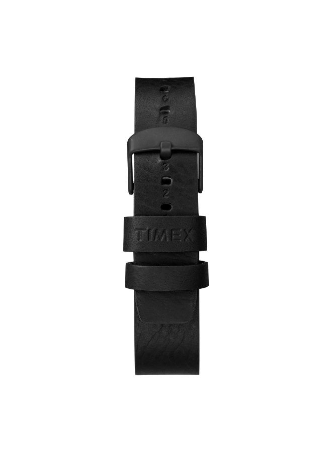 TIMEX MILITARY ALLIED TW2R47500  DURABLE BLACK LEATHER CHRONOGRAPH FOR MEN - Image 3