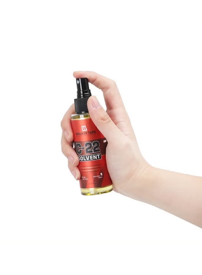 Walker Tape C-22 Solvent，Satin H Walker Tape Spray For Lace Wigs and Toupees (4oz) - Image 1