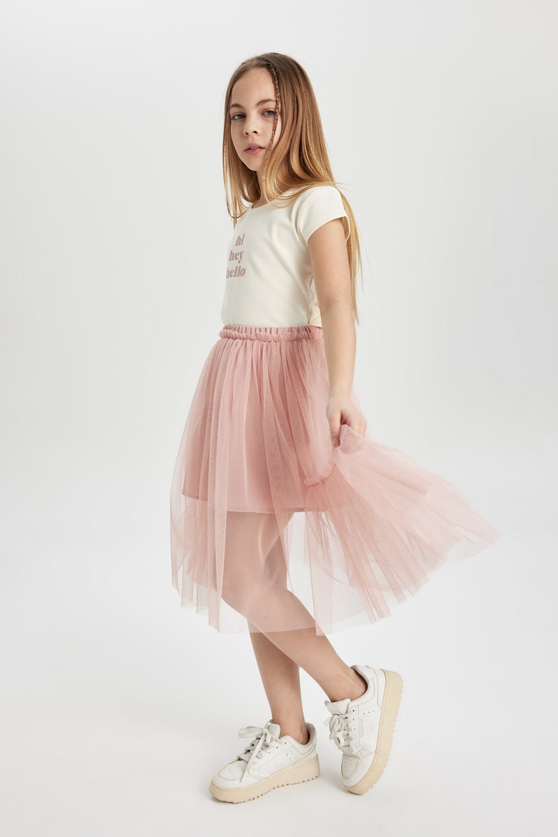 DeFacto Girl Regular Fit Knitted Skirt  - Image 3