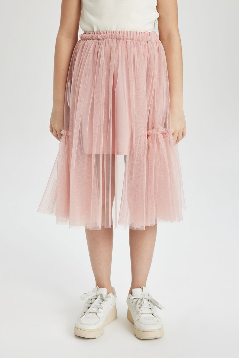 DeFacto Girl Regular Fit Knitted Skirt  - Image 5