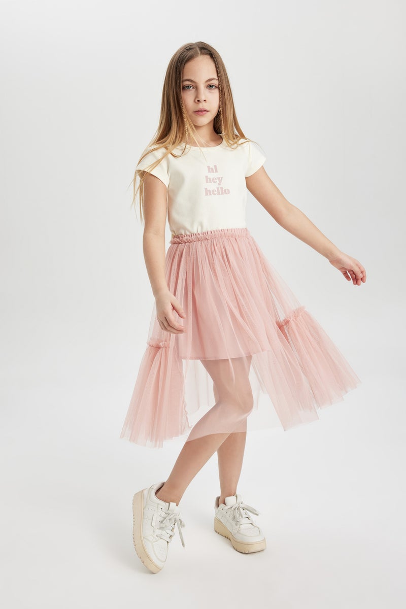 DeFacto Girl Regular Fit Knitted Skirt  - Image 4