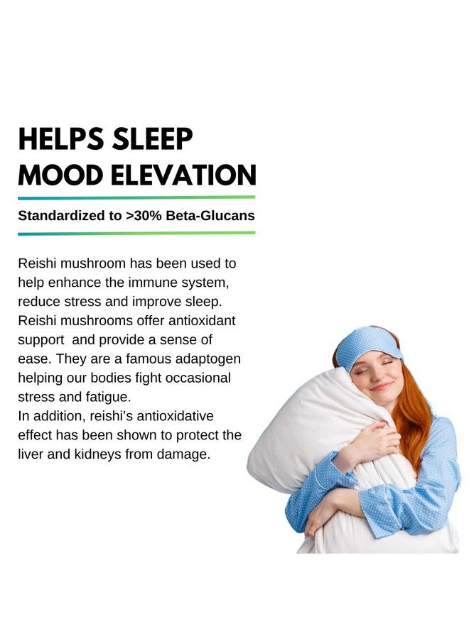 GREENDORSE Organic Reishi Mushroom Extract Powder| 30% Beta-Glucans Standardized | For Sleep, Stress, Longevity, Mood, Heart Health, & Immune Support | 3rd Party Lab Tested- 30gram - Image 3