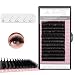 Qeelasee 007 Thickness D Curl Mix161718mm Volume Mink Eyelash Extensions Silk Individual Lash Extensions Semipermanent Pure Korean Silk lashes Soft Application for Professional Salon Use - Image 2