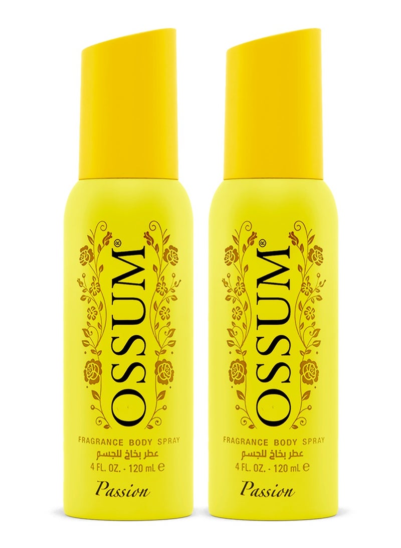 أوسوم بخاخ معطر للجسم 120 مل – باشون - 2 حبة