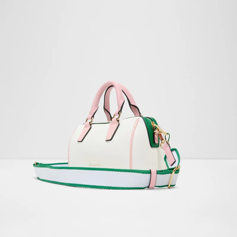 الدو Fisney Textured Women's White Barrel Bag