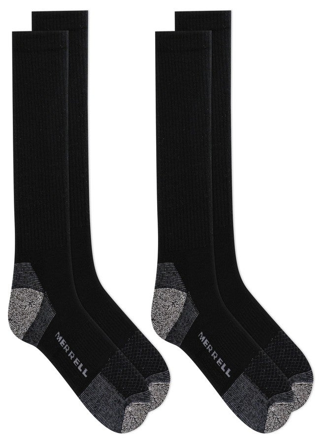 ميريل جوارب ميريل للجنسين - عبوة من زوجين - جوارب واقية من الرطوبة، تمنع ظهور البثور، لون أسود، مقاس متوسط-كبير (أمريكي) - Image 3
