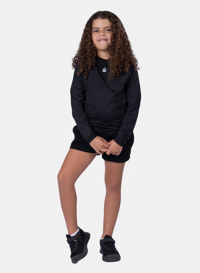 Ghost Unisex Long Sleeve Base Tee - Black - Image 2