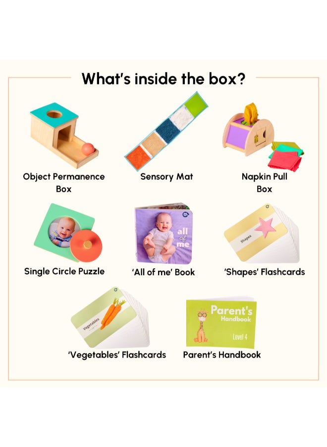 Curious Cub ألعاب خشبية تعليمية من مونتيسوري للأطفال الرضع  ألعاب مونتيسوري للأطفال من 7 أشهر فما فوق لتطوير الطفولة المبكرة، لعبة حسية ومهارات حركية دقيقة، لعبة للأطفال حديثي الولادة، هدايا للأطفال حديثي الولادة - Image 2