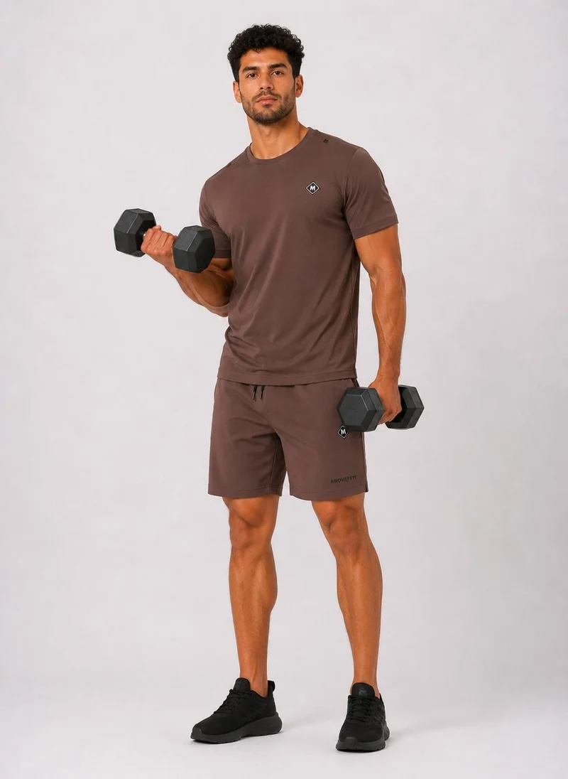 Moveletix Brown Men's Training Set Brown for Men | Best Price UAE