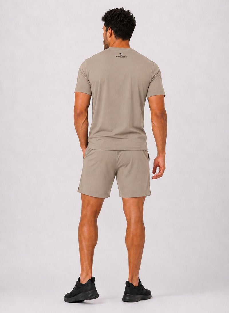 Moveletix Men's Training Set Brown - Image 3