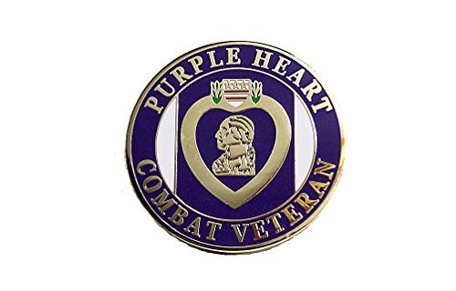 Eagle Emblems, Inc. Purple Heart Combat Veteran Marines Navy Army Air Force Lapel Hat Pin PPM7507 (3 Pins) - Image 2