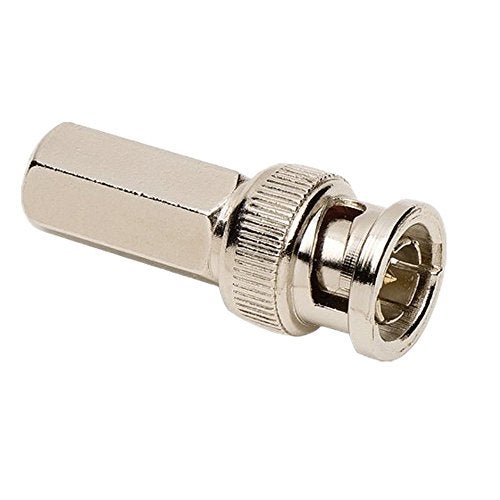 BeElion 20 PCS BNC Male Twist-on Connector for RG59 Coaxial Cable - 75 Ohm, Nickel-Plated Phosphor Bronze Housing, Brass Contacts - for CCTV Security Cameras - Image 2