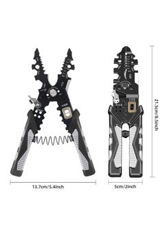 Gnanex Gnanex 25in1 Multifunction Wire Strippers Electeical8 inch Wire Crimping Tool Cutter Pliers and Crimping with Splitting and Winding More Precisionand Cable Stripper for CuttingShearing  - Image 5