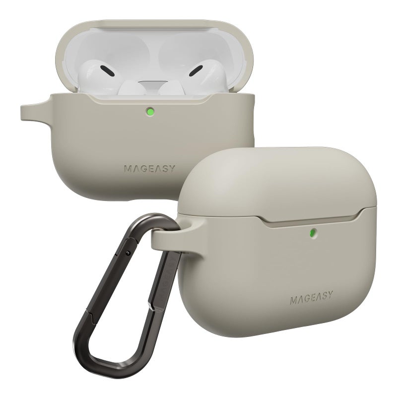 MAGEASY Designed for AirPods Pro 3 Case - Shockproof Protective Case for AirPods Pro 3, Stain-Resistant, Smooth & Skin-Friendly, Support Wireless Charging - Skin (Starlight) - Image 1