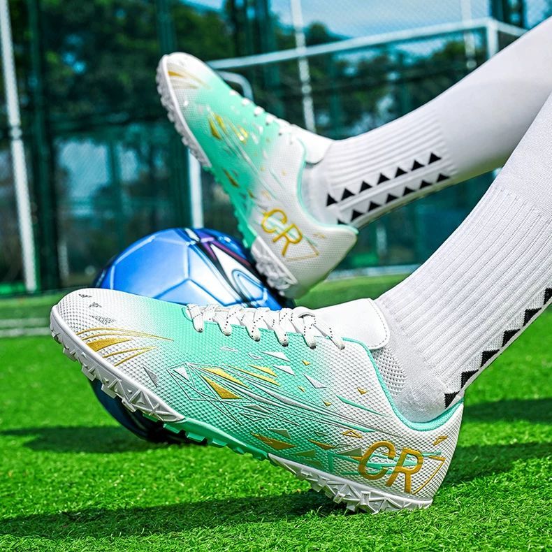 CR7 Assassin 16 Soccer Shoes for Men, Women, Students, Kids, with Short/Long Studs, TF, Suitable for Grass and Artificial Turf Training - Image 2