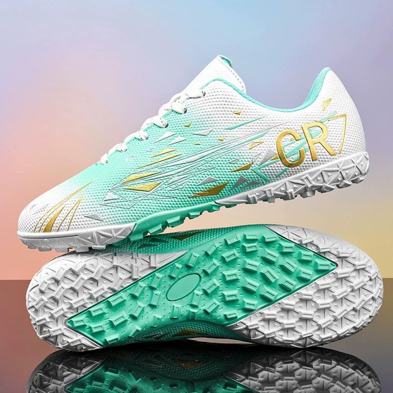 CR7 Assassin 16 Soccer Shoes for Men, Women, Students, Kids, with Short/Long Studs, TF, Suitable for Grass and Artificial Turf Training - Image 1