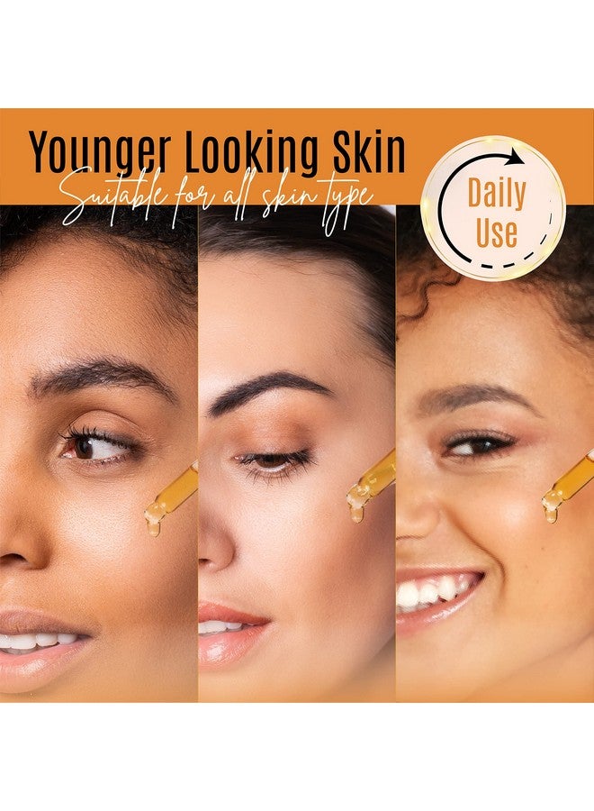 DERMAXGEN 30% Vitamin C Serum for Face, Hyaluronic Acid + Vitamin (B3 + E) + Jojoba + Aloe Vera- Natural & Organic Anti Wrinkle & Skin Rejuvenator Moisturizer Vitamin C for All Skin - (2 FL OZ) - Image 4