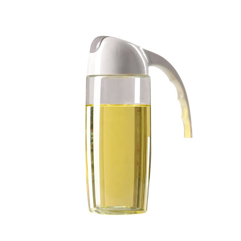 Cazuela Olive Oil and Vinegar Dispenser Bottle Set Automatic Flip Kitchen Cooking Oil Dispenser 600 ML Food Grade BPA Free PP Multi Color - Image 1