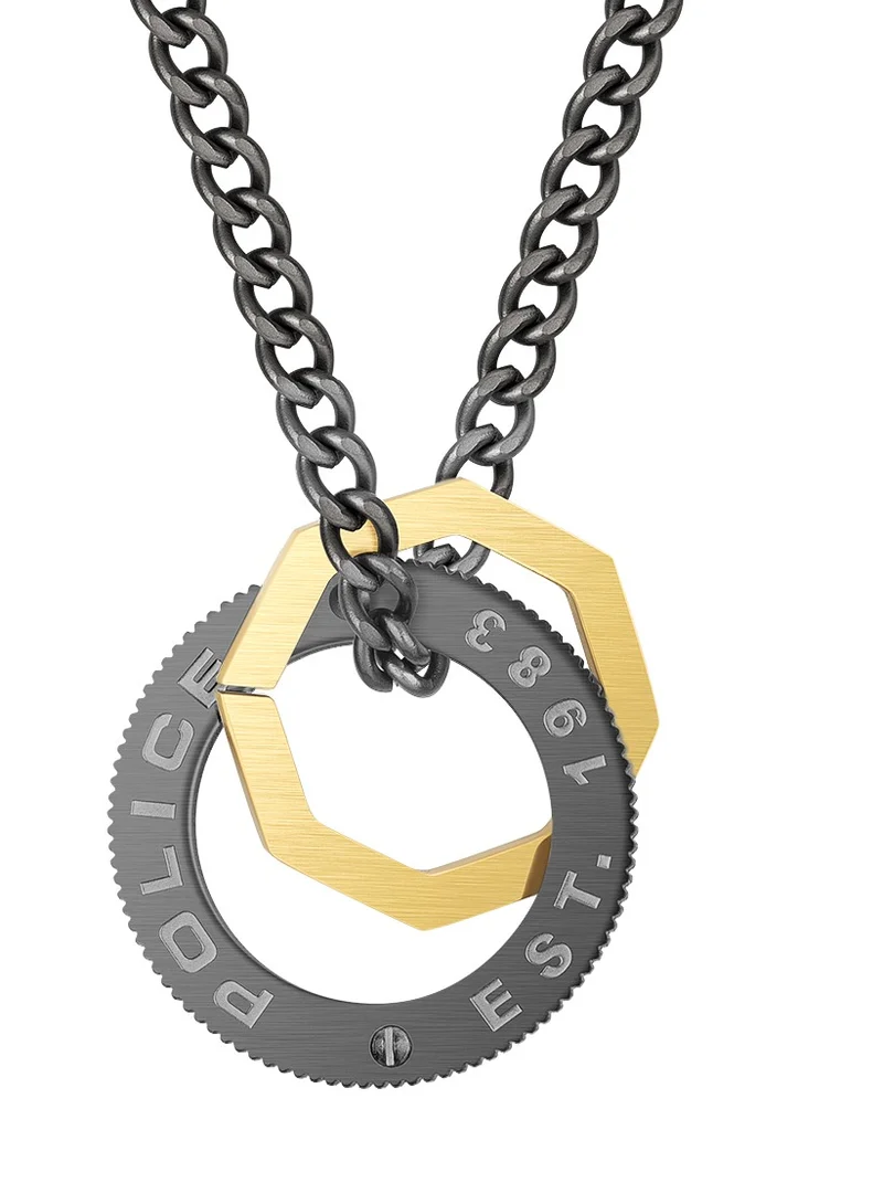 POLICE Men's Stave Greymetal Necklace