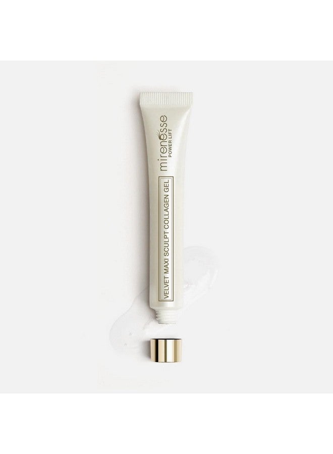 Mirenesse Skin Booster Velvet Maxi Sculpt V Shape Collagen Gel Plumps Skin Elasticity Line Filling With Rare Botanicals Foundation Priming Toxin Free Mini 0.35Oz - Image 1