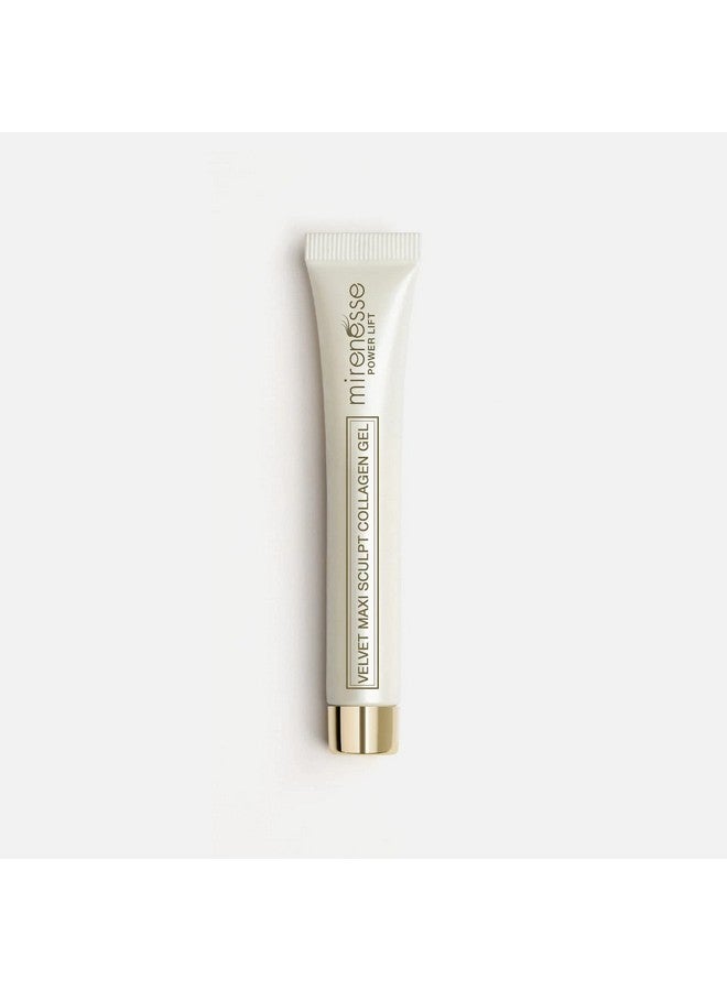Mirenesse Skin Booster Velvet Maxi Sculpt V Shape Collagen Gel Plumps Skin Elasticity Line Filling With Rare Botanicals Foundation Priming Toxin Free Mini 0.35Oz - Image 3
