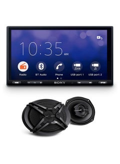 Sony Xav-Ax5500 Apple Car Play, Android Auto, Bluetooth Media Receiver With Weblink Cast, 6.95” (17.6Cm) Display. Free Sony Speakers Along With Product