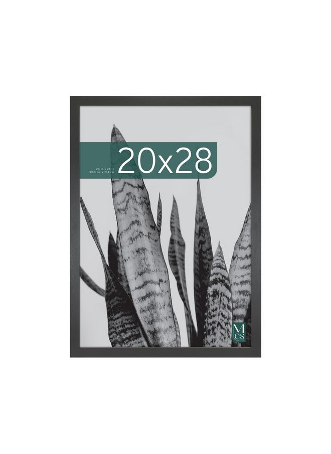 MCS MCS Studio Gallery 20x28 Poster Frame Black Woodgrain, Vertical & Horizontal Wall Hanging Large Picture Frame for Photos, Posters & Art Prints (1-Pack)  - Image 1
