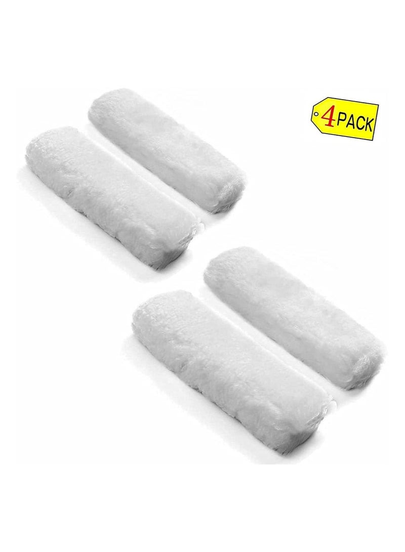 Moro Moro Fluffy Fur Car Seat Belt Shoulder Pads – Soft & Comfortable Protection Pack of 4 - Image 3