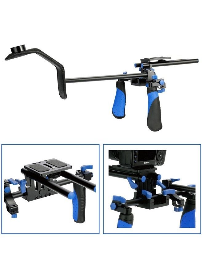 Morros - DSLR Rig Movie Kit Shoulder Mount Rig with Follow Focus and Matte Box for All DSLR Cameras and Video Camcorders - Image 1