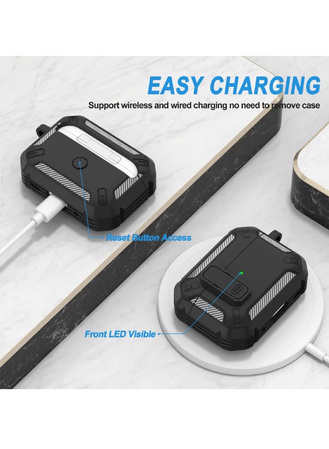 O Ozone AirPods Pro 3 Case with Phone Stand&Cleaner Kit Protective Cover for AirPods Pro 3 with Keychain for Airpods Pro 3 Case-Green - Image 3