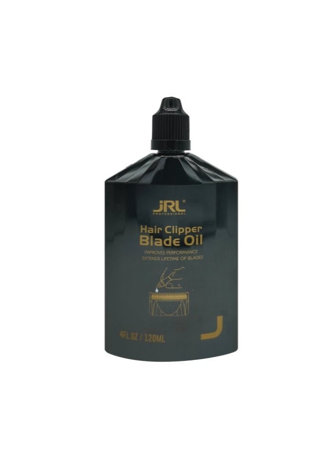 JRL Professional JRL Clipper & Trimmer Oil 120ml | Protects & Extends | Smooth Performance | Essential for Barbers & Groomers 