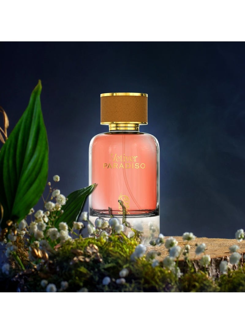 NYLAA Vetiver Paradiso Eau De Parfum For Men - 100 ML - Image 4