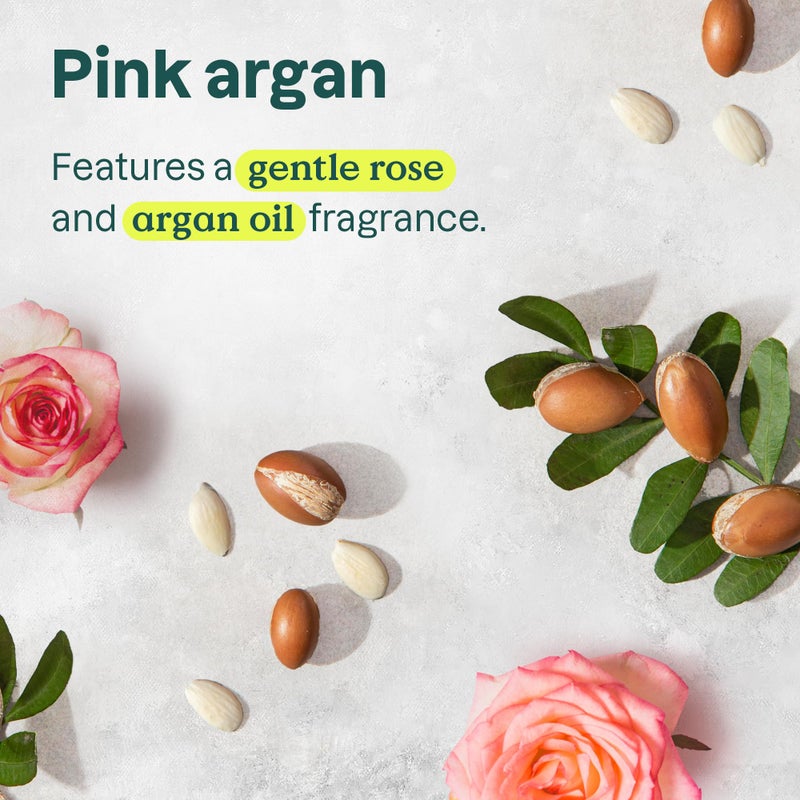 ATTITUDE Repairing Hair Mask, Nourishes and Improves Hair's Appearance, Fabulous Oils Blend, Abyssinian Oil, Argan Oil, Shea Butter, Vegan Hair Care, Pink Argan Scent, 5 Fl Oz - Image 4