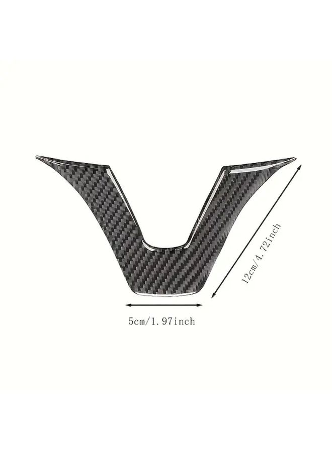 Carbon Fiber Steering Wheel Cover for Mercedes W205 C Class GLC Premium ABS Resin Red Accents Black Design Durable Interior Trim Accessory Easy Installation Enhanced Grip Style Car Interior Upgrade - Image 2