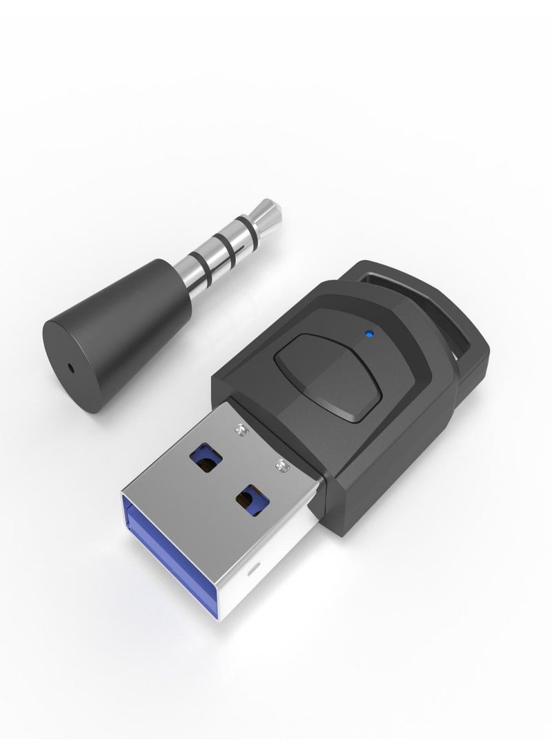 Plug u0026 Play 5.0 Bluetooth EDR Dongle Receiver Adapter for PC Computer Desktop Laptop for PS5 for PS4 Wireless Transfer - Image 1