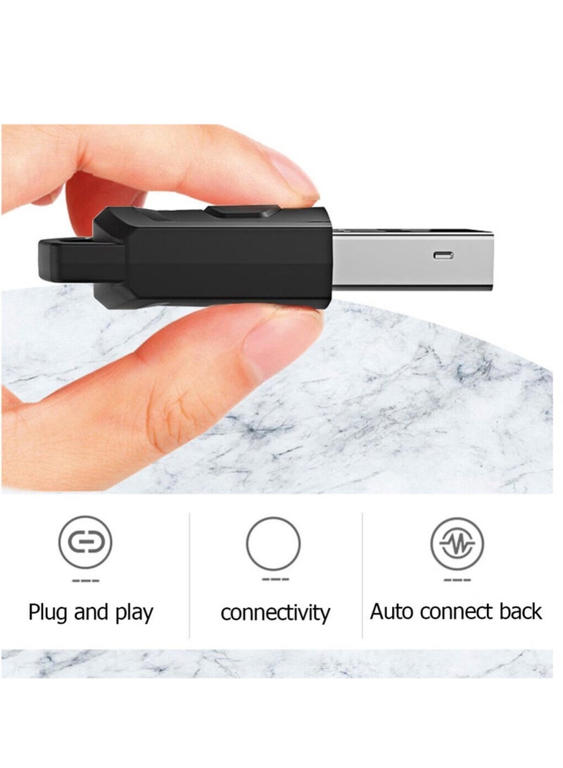 Plug u0026 Play 5.0 Bluetooth EDR Dongle Receiver Adapter for PC Computer Desktop Laptop for PS5 for PS4 Wireless Transfer - Image 3