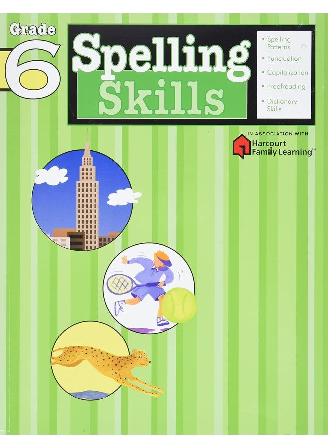 Spelling Skills: Grade 6 (Flash Kids Harcourt Family Learning) - Image 1