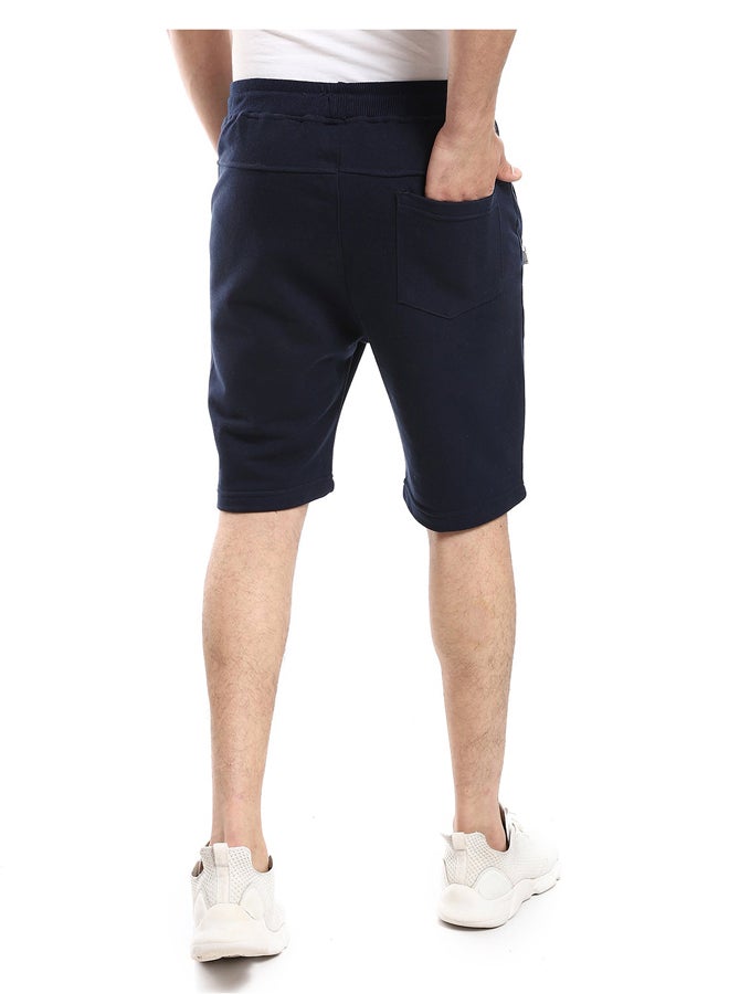 Andora Zipper Pockets Practical Plain Shorts  - Image 3