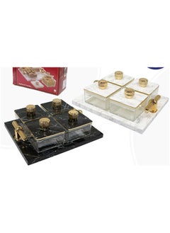 Generic Nuts boxes with plastic racks, 4 pieces - revolving plate 