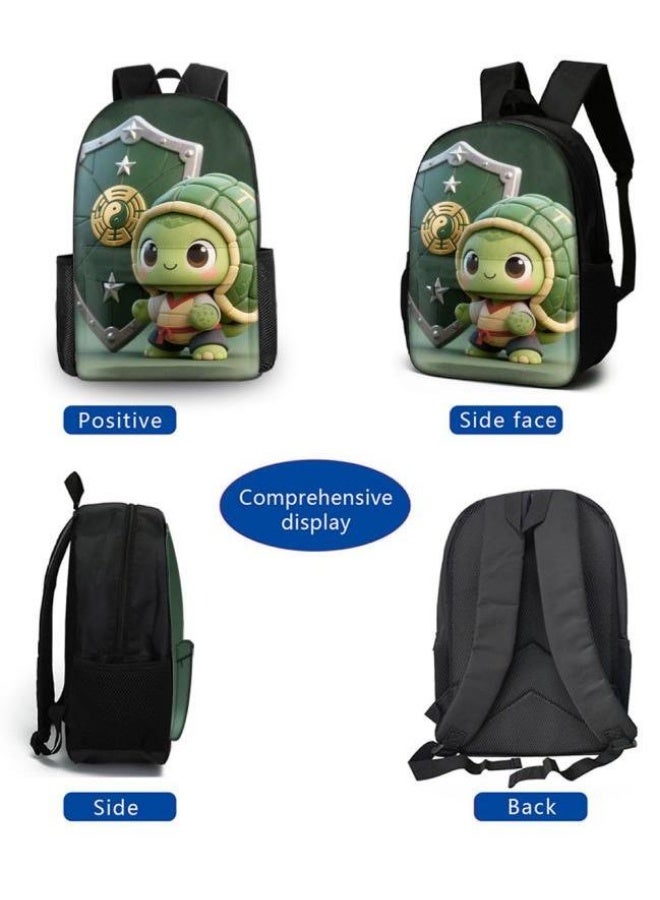 Bright Li Fire Unlock the new fashion of childish fun! Three-piece set of bags, cartoon elements for children and teenagers (students, children, friends' outings, mountain climbing, schooling, etc. can be used) - 103  - Image 3