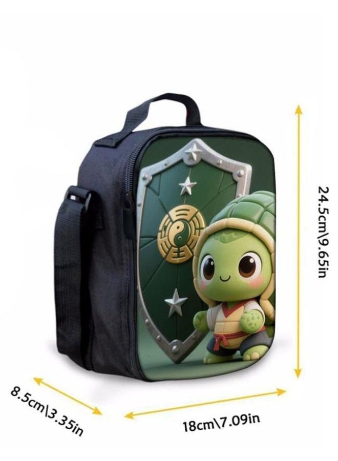 Unlock the new fashion of childish fun! Three-piece set of bags, cartoon elements for children and teenagers (students, children, friends' outings, mountain climbing, schooling, etc. can be used) - 103