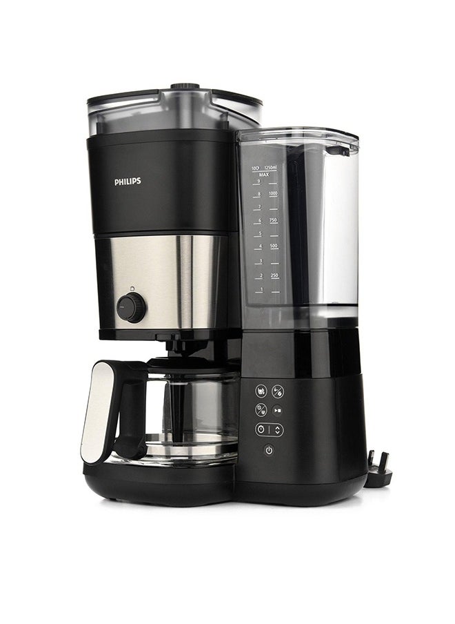 Philips - All-In-1 Coffee Maker With Built-In Grinder 1.25L - Image 1