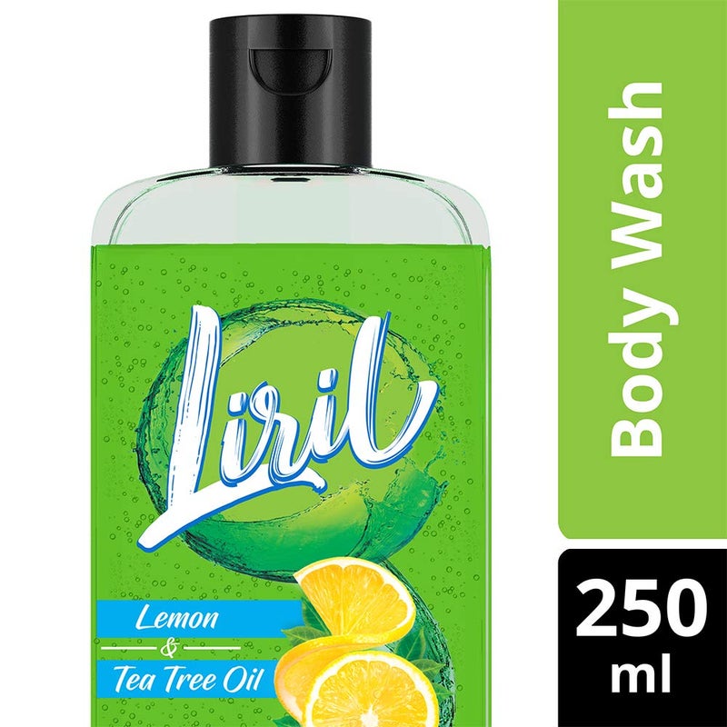 Liril Lemon and Tea Tree Oil Body Wash 250 ml and Biotique Bio Apricot Refreshing Body Wash 190ml - Image 2
