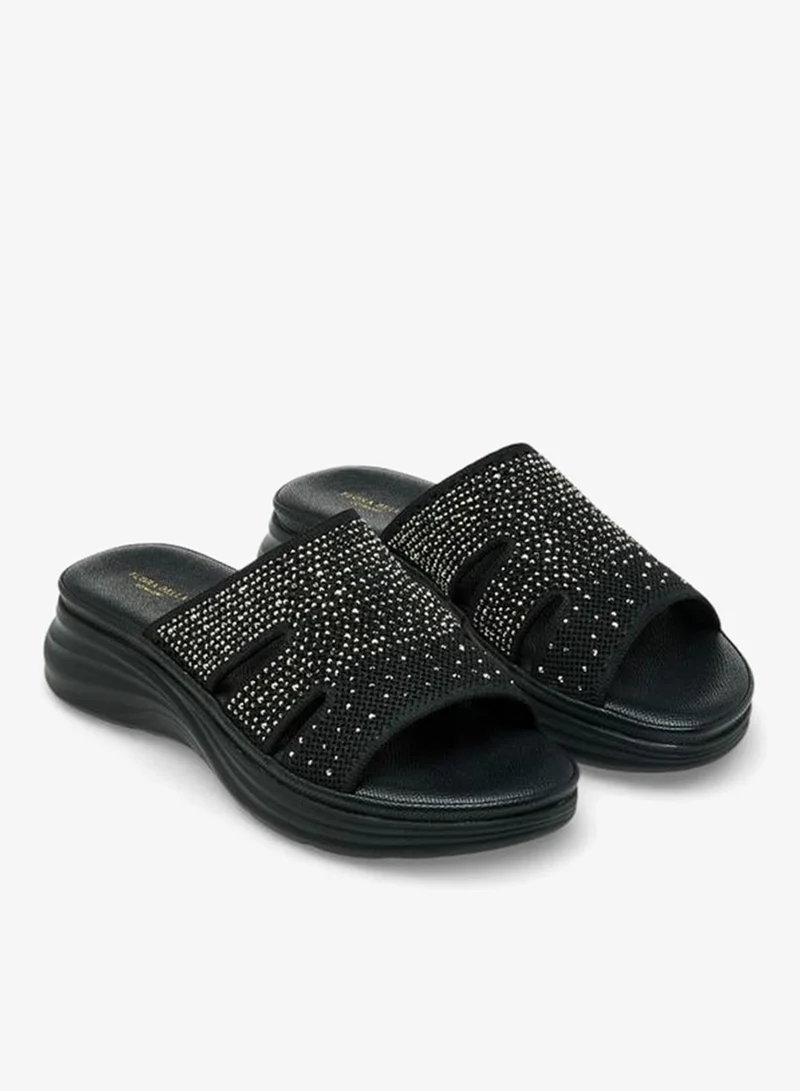 Flora Bella By Shoexpress Flora Bella Women Embellished Slip-On Sandals